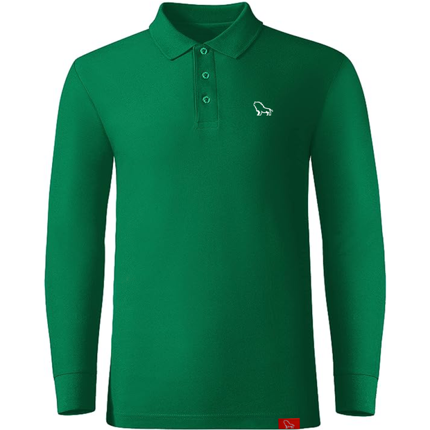 LCBB “Classic Long-sleeve Polo” (Forest Green)