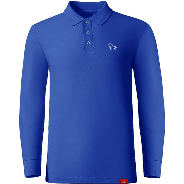 LCBB “Classic Long-sleeve Polo” (Royal Blue)