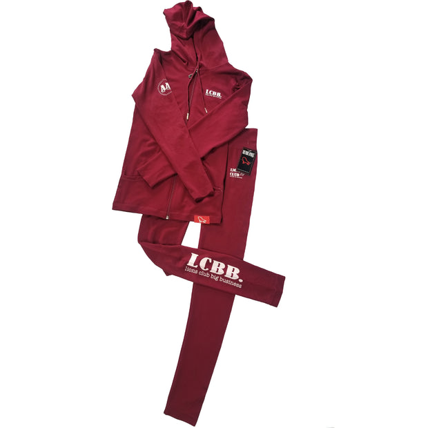 LCBB “Locked In” ladies set (Maroon)