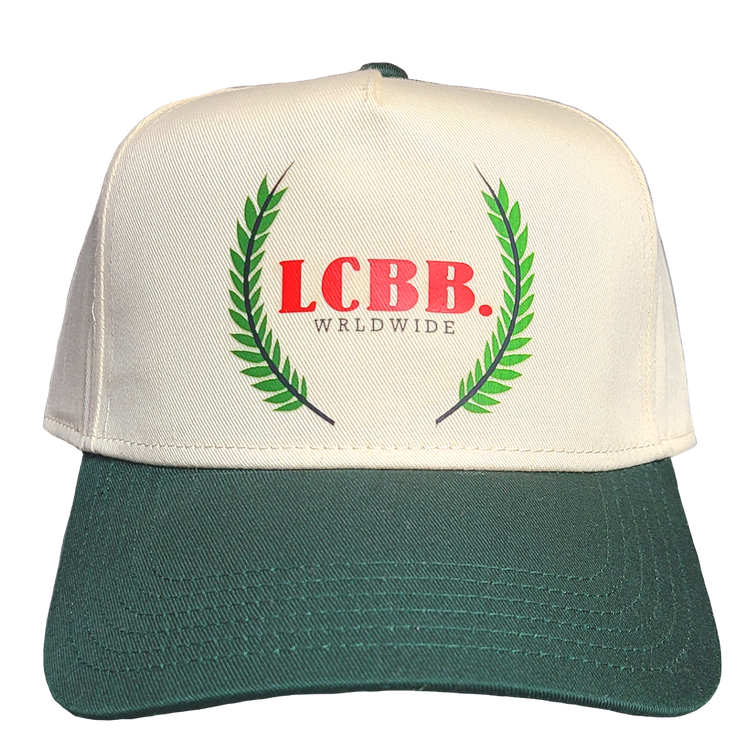 LCBB “Winners Mentality” Cap (Cream/Green)