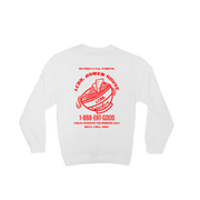 LCBB “Ramen House” Premium Crewneck “White/Red”