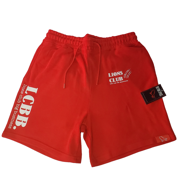 LCBB French Terry Shorts (Red)
