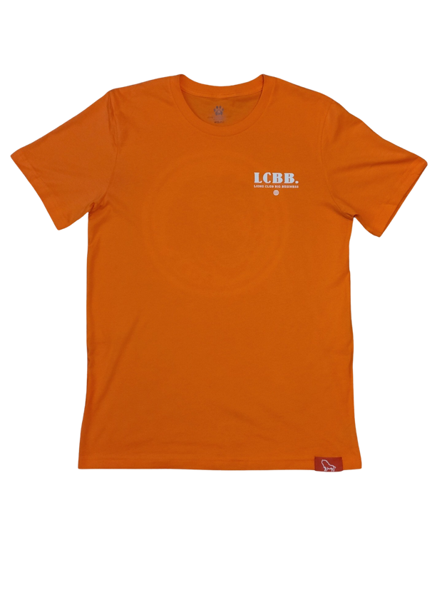 LCBB “Badge” Tee (Orange/White)Glow in the dark