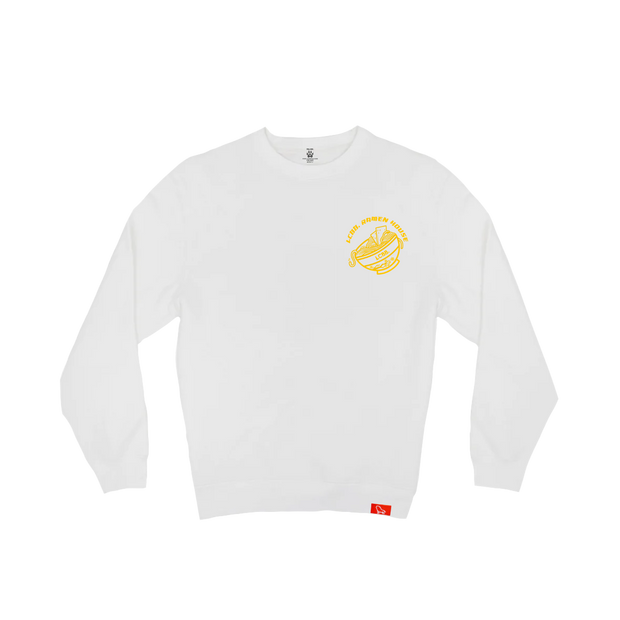 LCBB “Ramen House” Premium Crewneck “White/Golden Yellow”