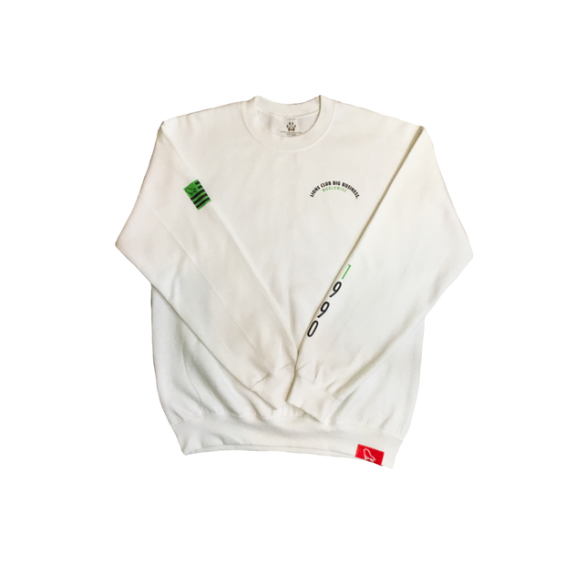 LCBB “Global” Crewneck (White/Green)