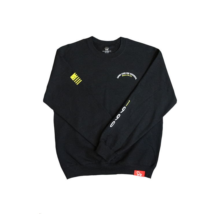 LCBB “Global” Crewneck (Black/Yellow)