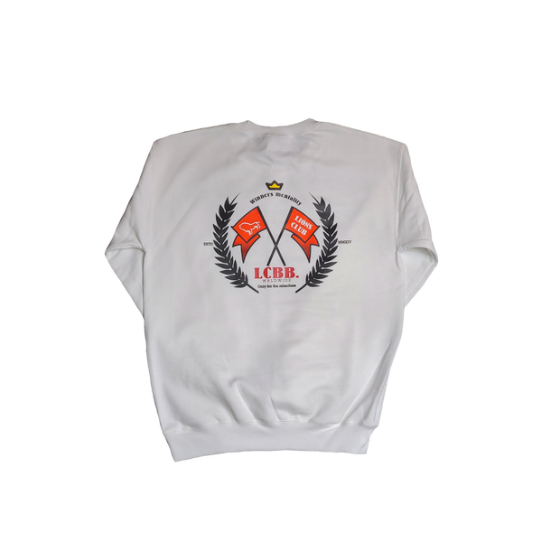 LCBB “Winners Mentality” Crewneck (White)